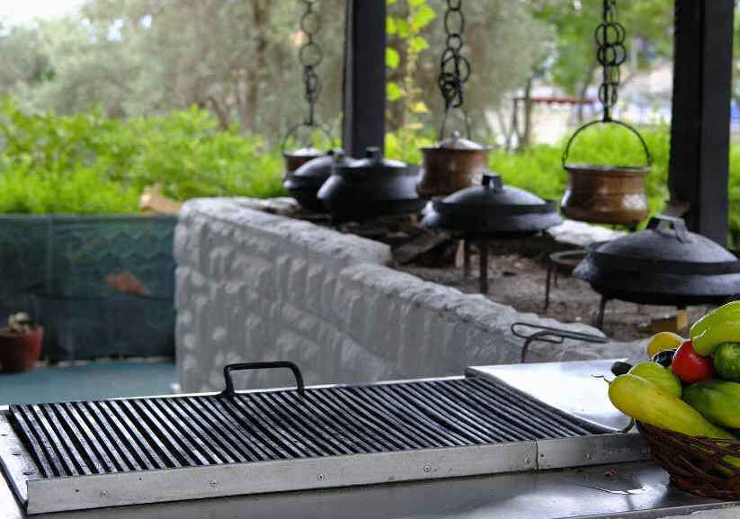 Environmentally conscious outdoor kitchens